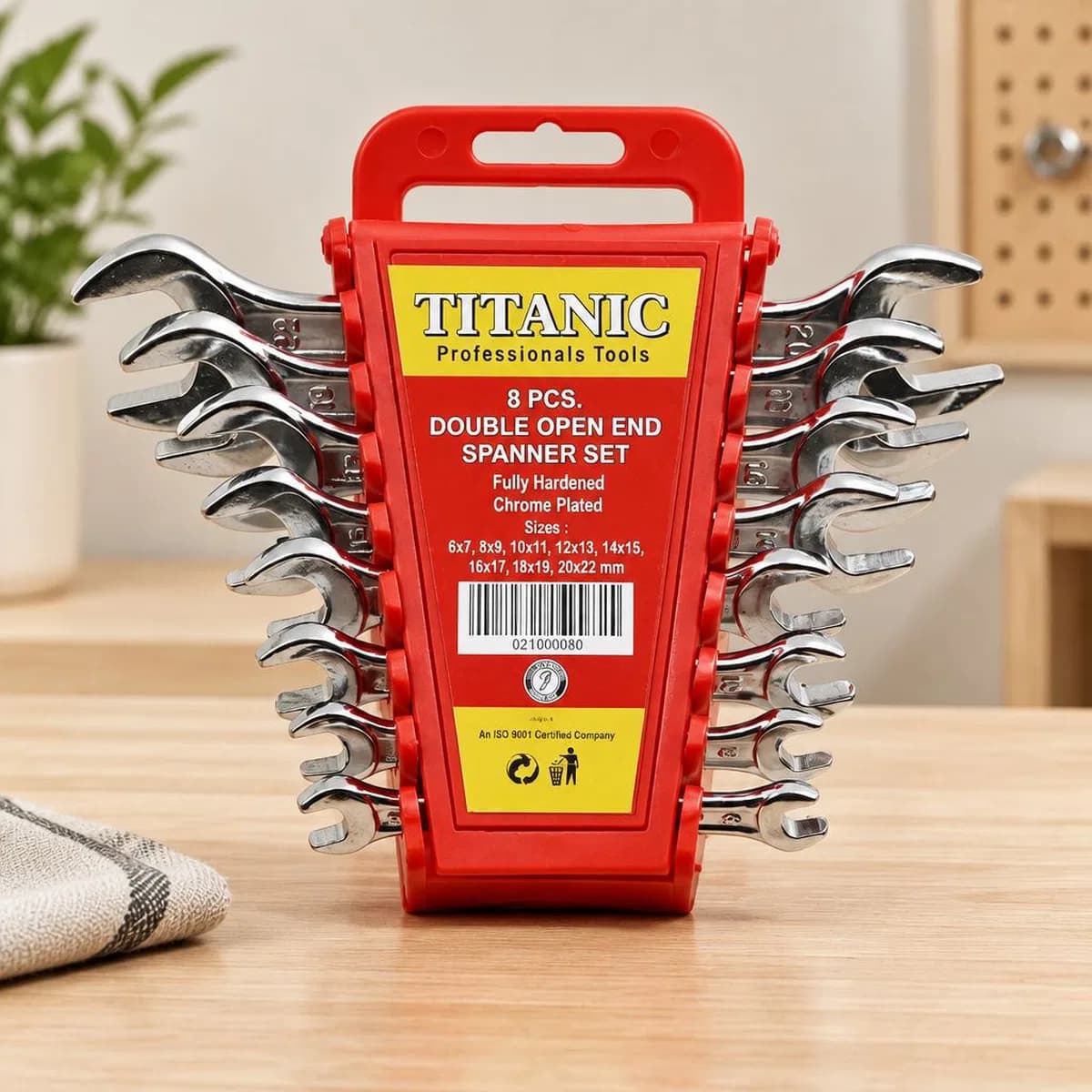 Ağzı Açık Anahtar Takımı 6-22mm Taşıma Aparatlı