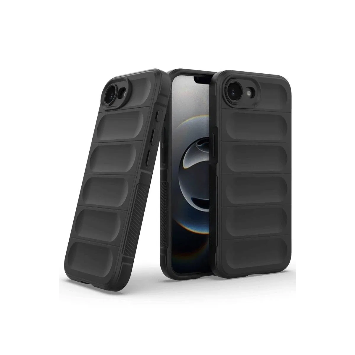 Apple İphone 16e Kılıf Optimum Silikon - Siyah