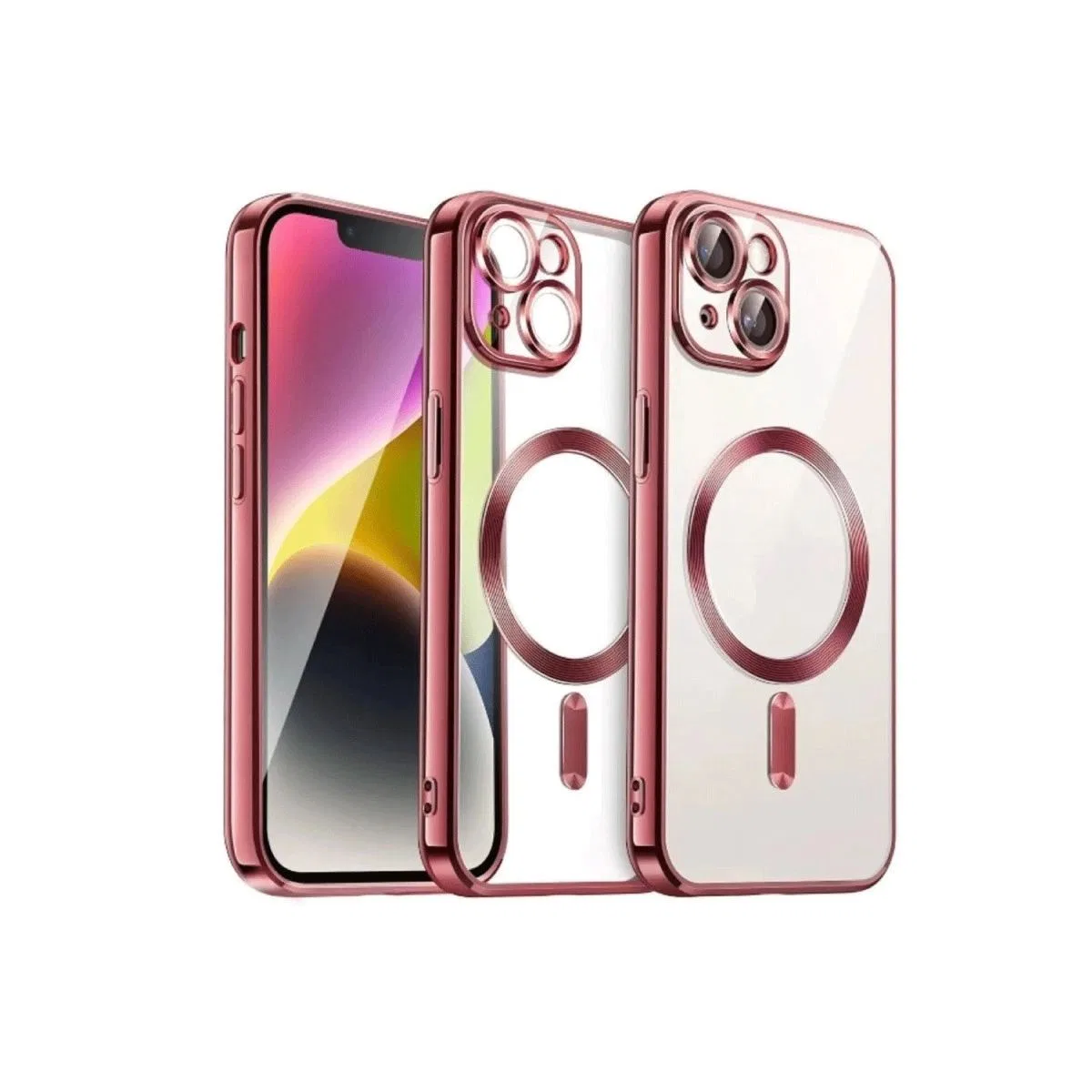 Apple İphone 15 Kılıf Kross Magneticsafe Kapak - Kırmızı