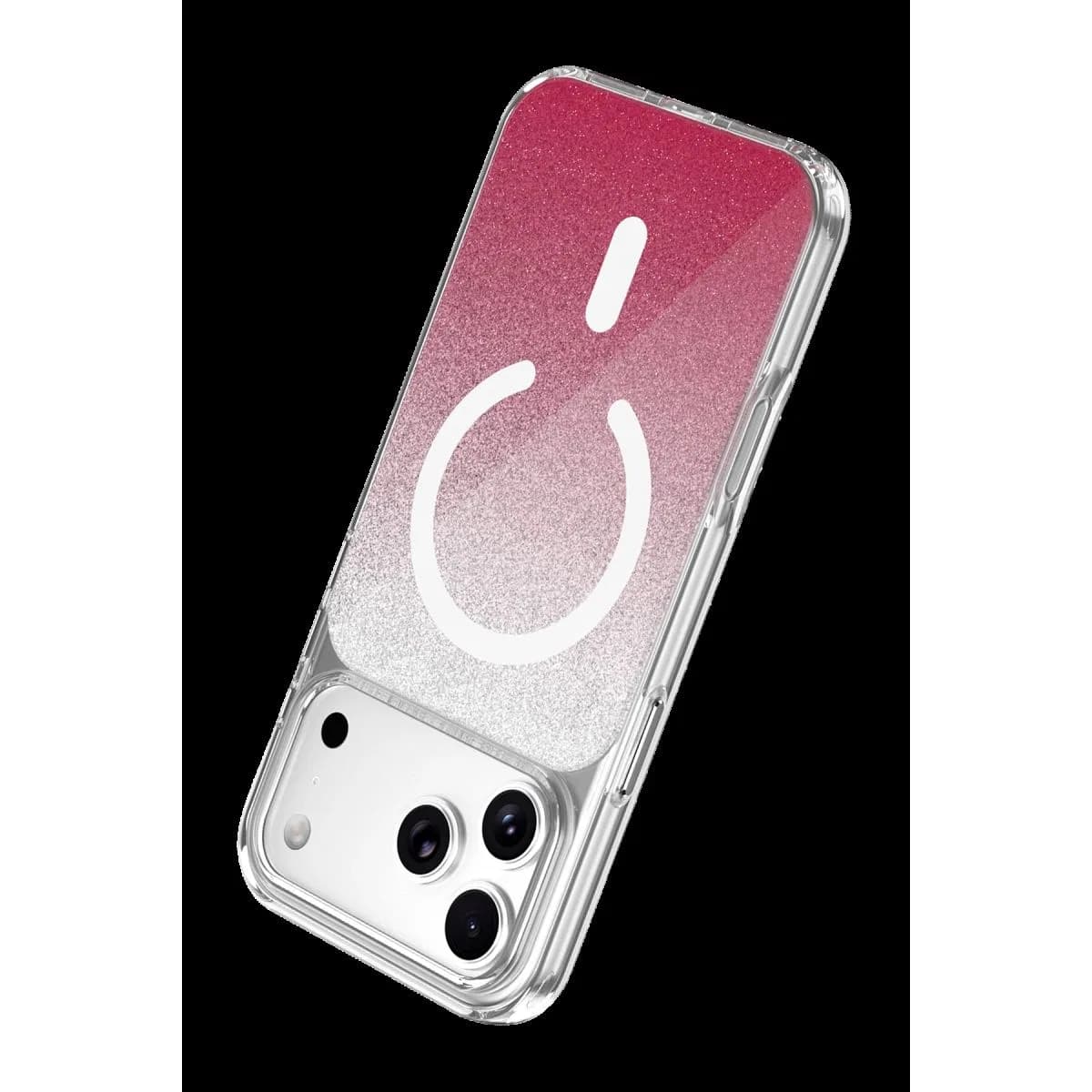 Onegif Apple İphone 17 Pro Max Sora Simli Magsafe Kapak - Kırmızı