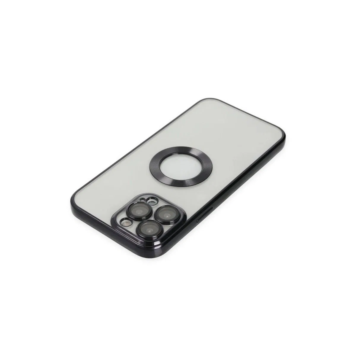 Apple İphone 14 Pro Kılıf Slot Silikon - Siyah