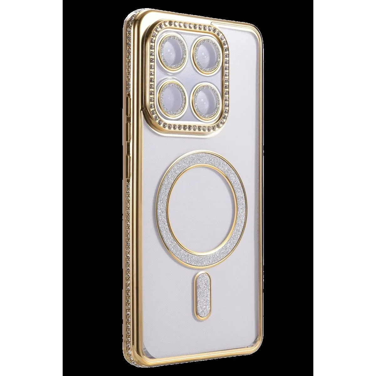 Newface Xiaomi Mi 17t Joke Simli Magneticsafe Kılıf - Gold