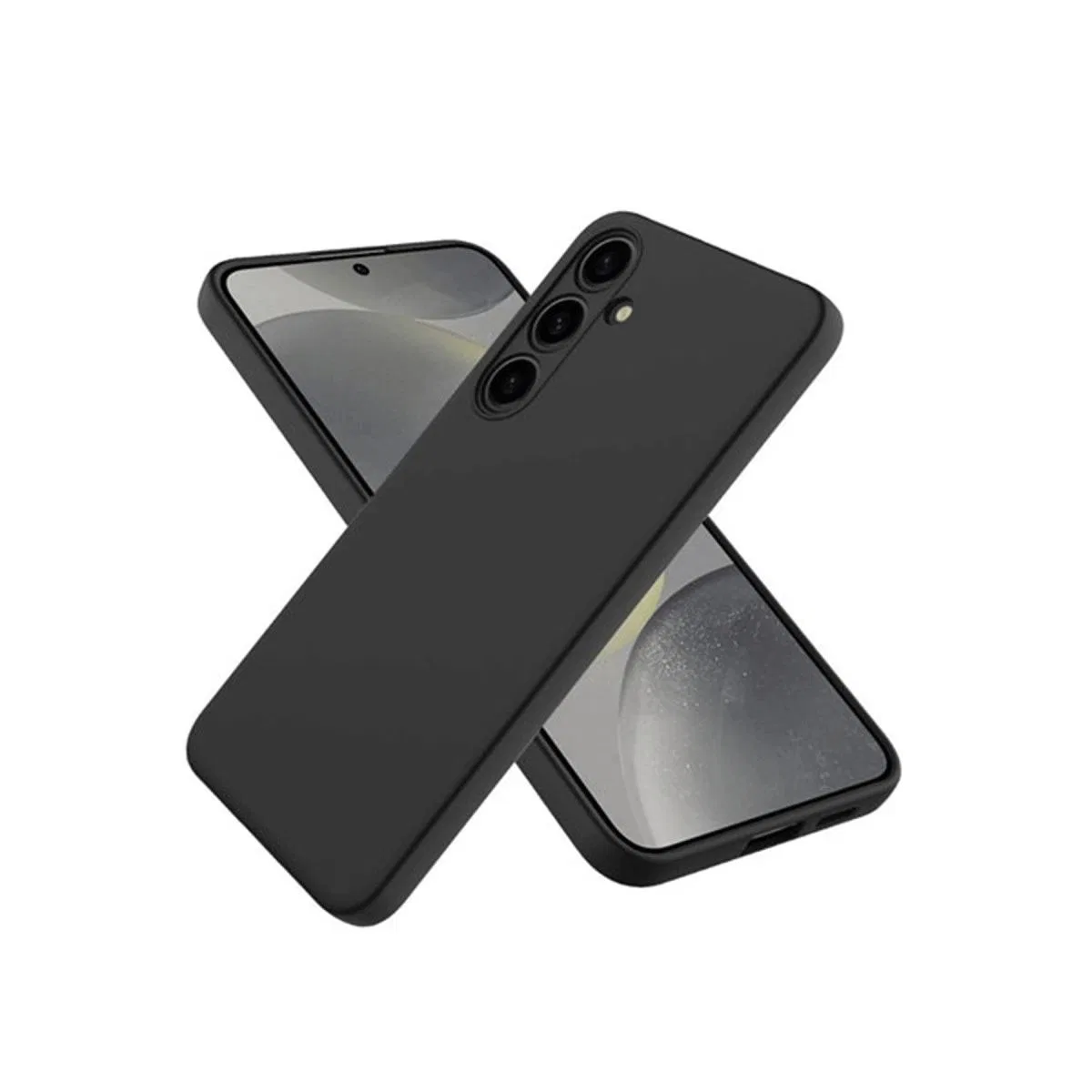 Samsung Galaxy A56 Kılıf First Silikon - Siyah