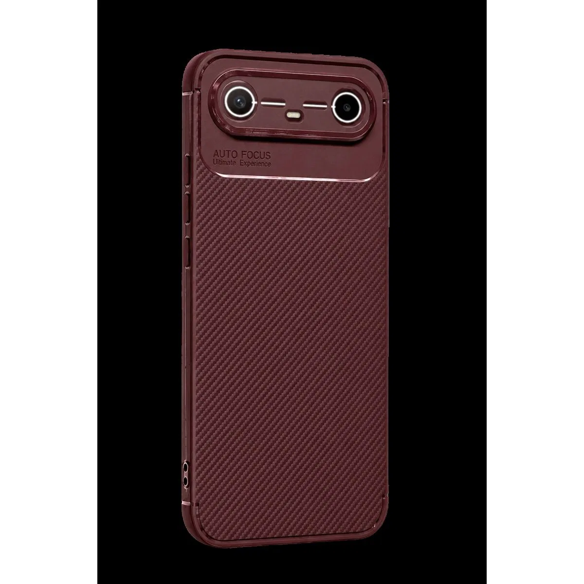 Newface Tecno Spark Slim 5g Auto Focus Karbon Kapak - Bordo