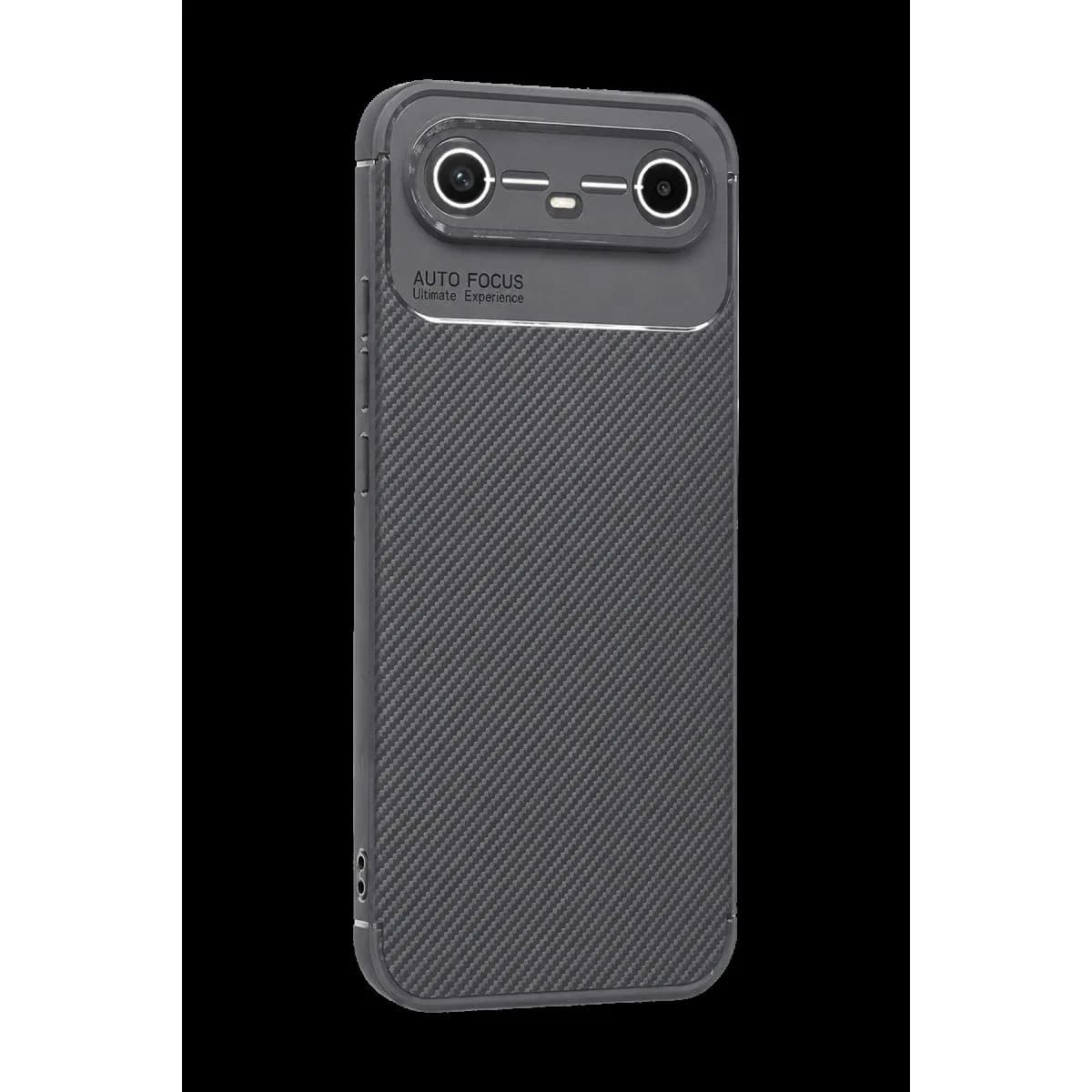 Tecno Spark Slim 5g Auto Focus Karbon Kapak - Gri