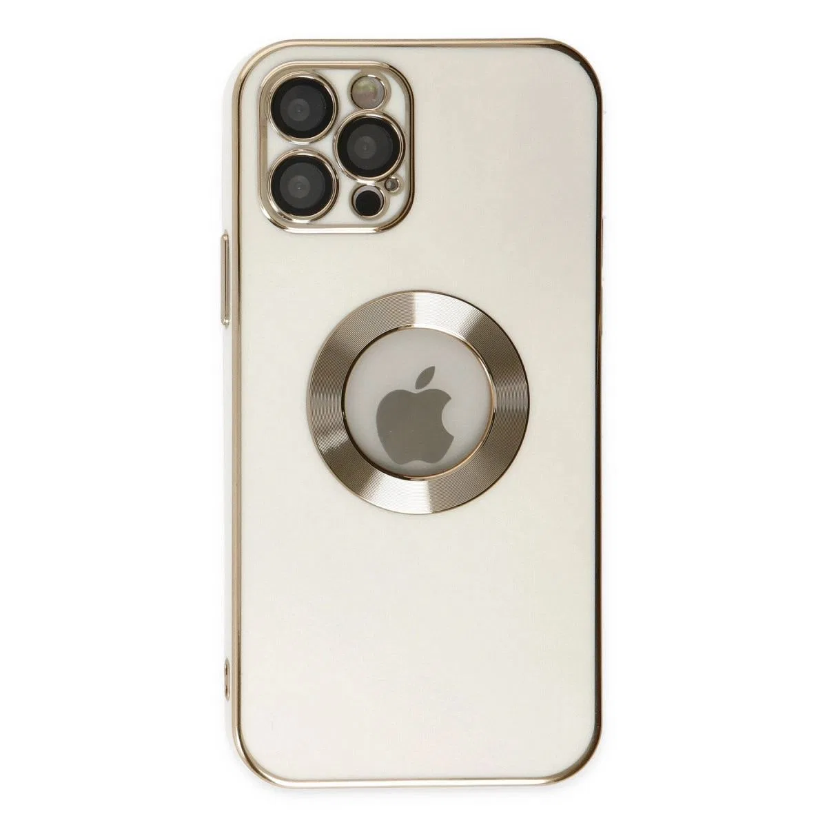 Apple İphone 12 Pro Max Kılıf Store Silikon - Beyaz