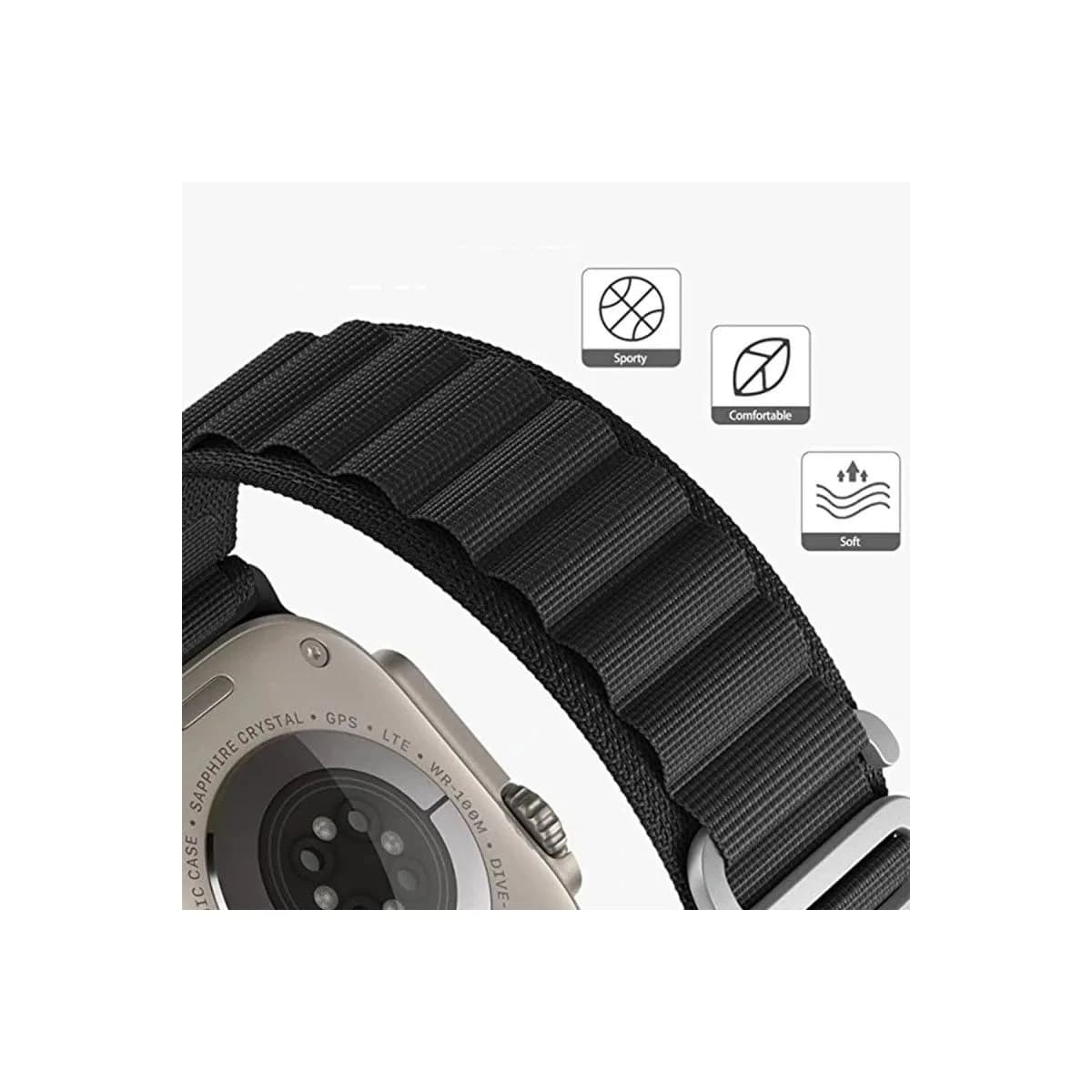 Apple Watch 38mm Mountain Kordon - Kırmızı