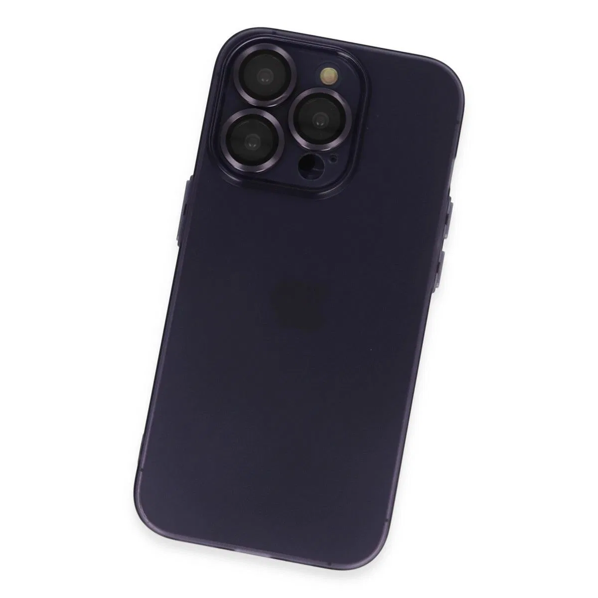 Apple İphone 14 Pro Max Kılıf Luko Lens Silikon - Siyah