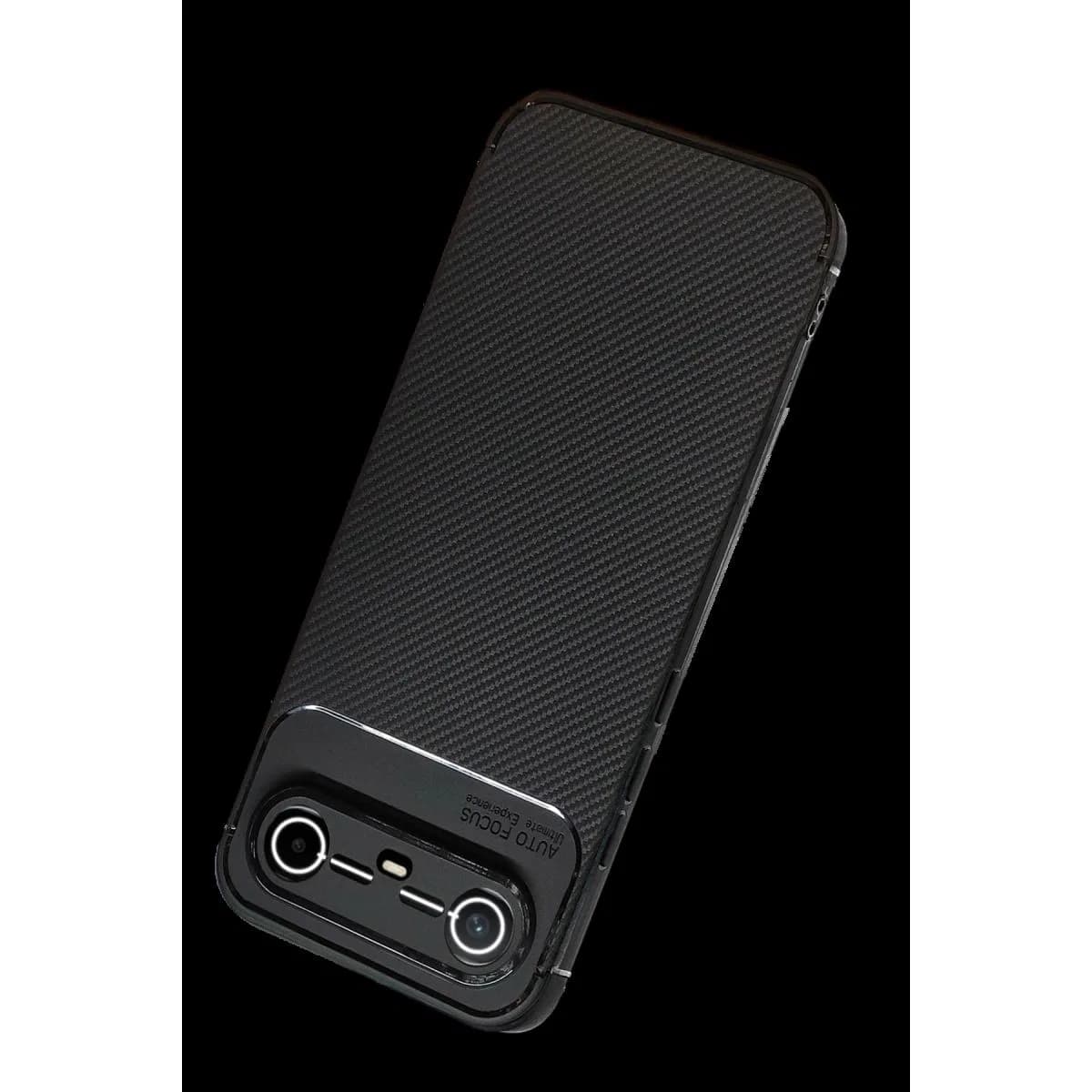Tecno Spark Slim 5g Auto Focus Karbon Kapak - Siyah