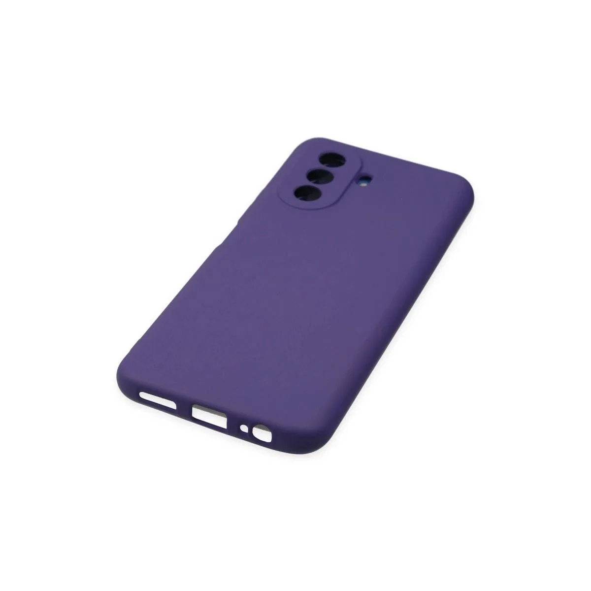 Huawei Nova Y70 Kılıf Nano İçi Kadife Silikon - Mor