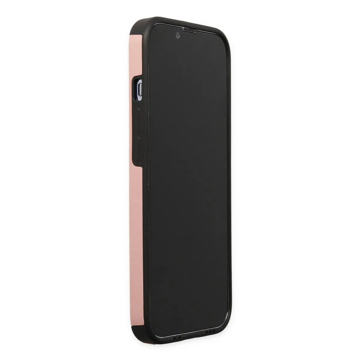 Apple İphone 14 Pro Kılıf Mega Standlı Silikon - Pudra