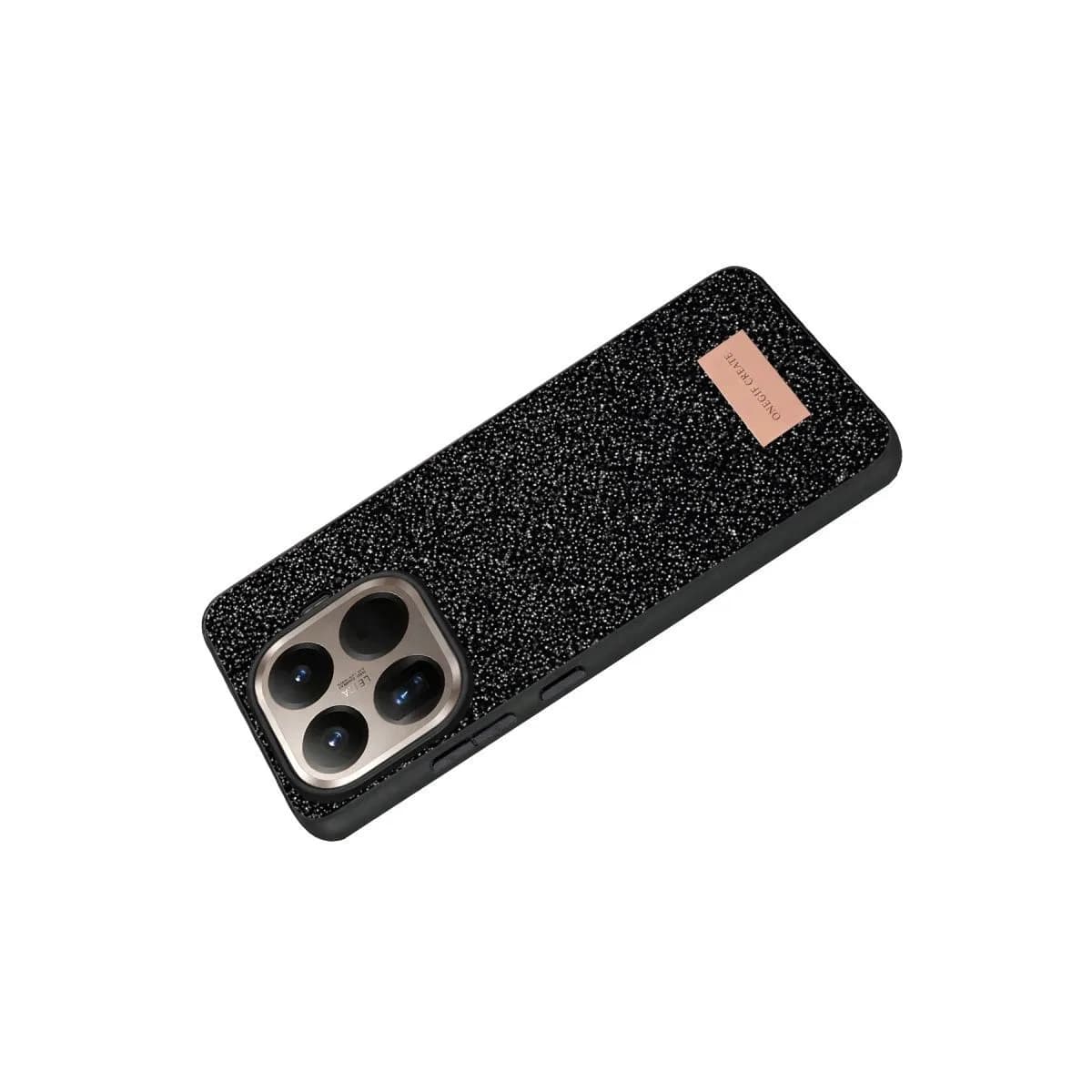 Onegif Xiaomi Mi 15t Pro Bright Simli Kapak - Siyah