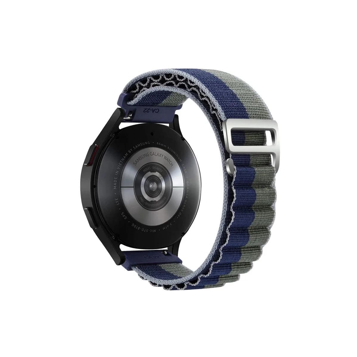Watch 20mm Kr410 Kumaş Kordon - Lacivert-yeşil