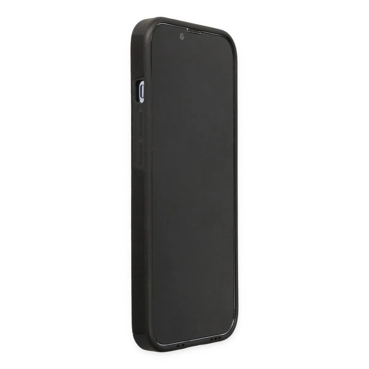 Apple İphone 13 Pro Max Kılıf Mega Standlı Silikon - Siyah