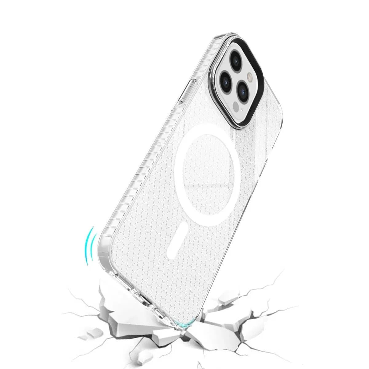 Apple İphone 12 Pro Max Kılıf Beta Magneticsafe Silikon - Şeffaf