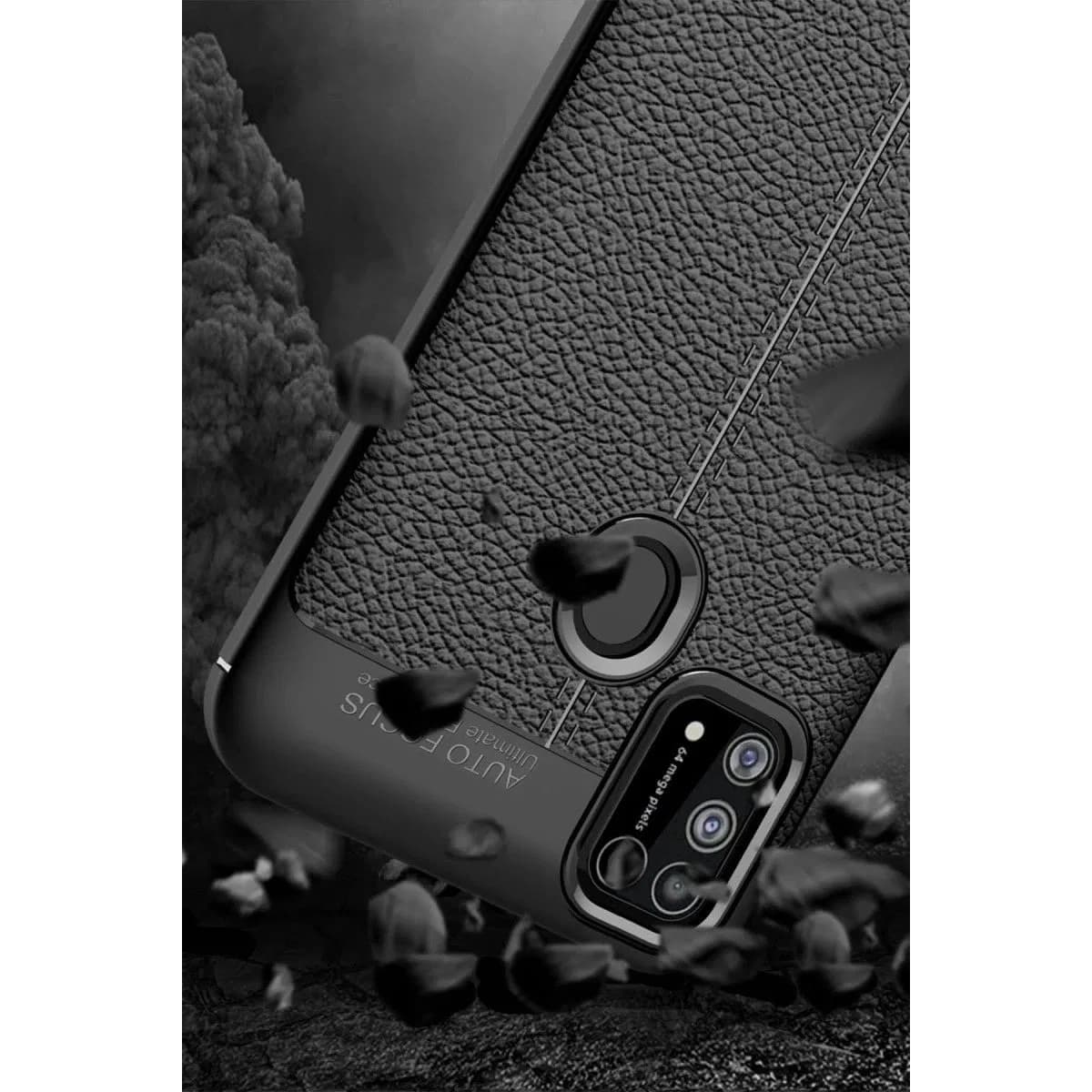 Samsung Galaxy M31 Kılıf Auto Focus Kapak - Kırmızı
