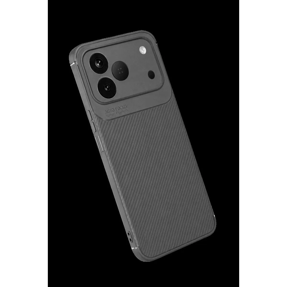 Newface Tecno Spark 50 4g Auto Focus Karbon Kapak - Gri