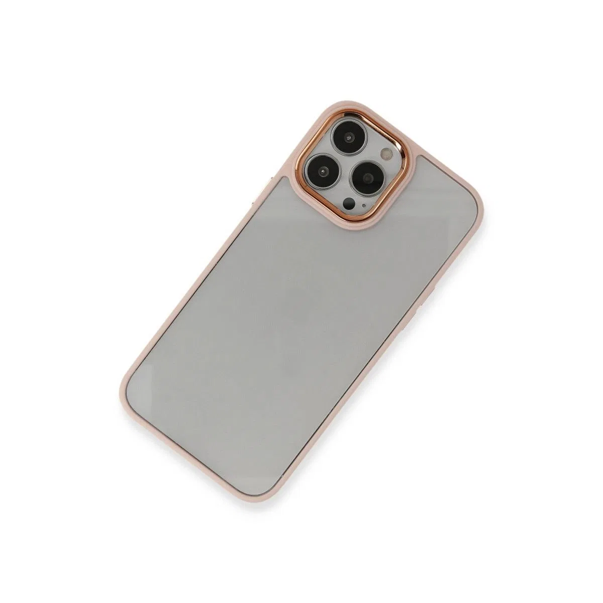 Apple İphone 14 Pro Kılıf Dora Kapak - Pudra