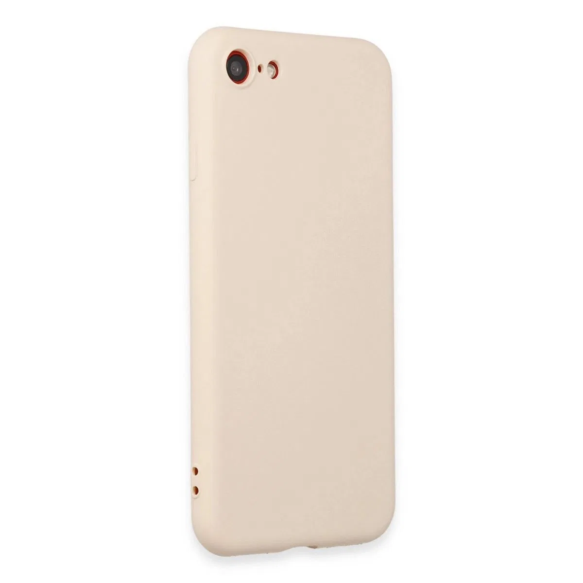 Apple İphone 7 Kılıf First Silikon - Krem