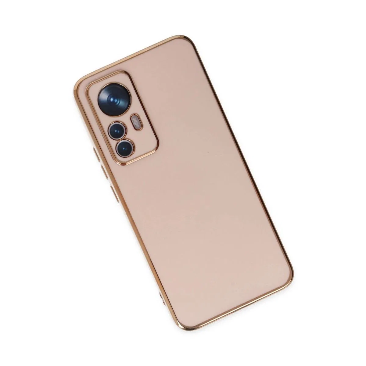 Xiaomi Mi 12t Pro Kılıf Volet Silikon - Pembe