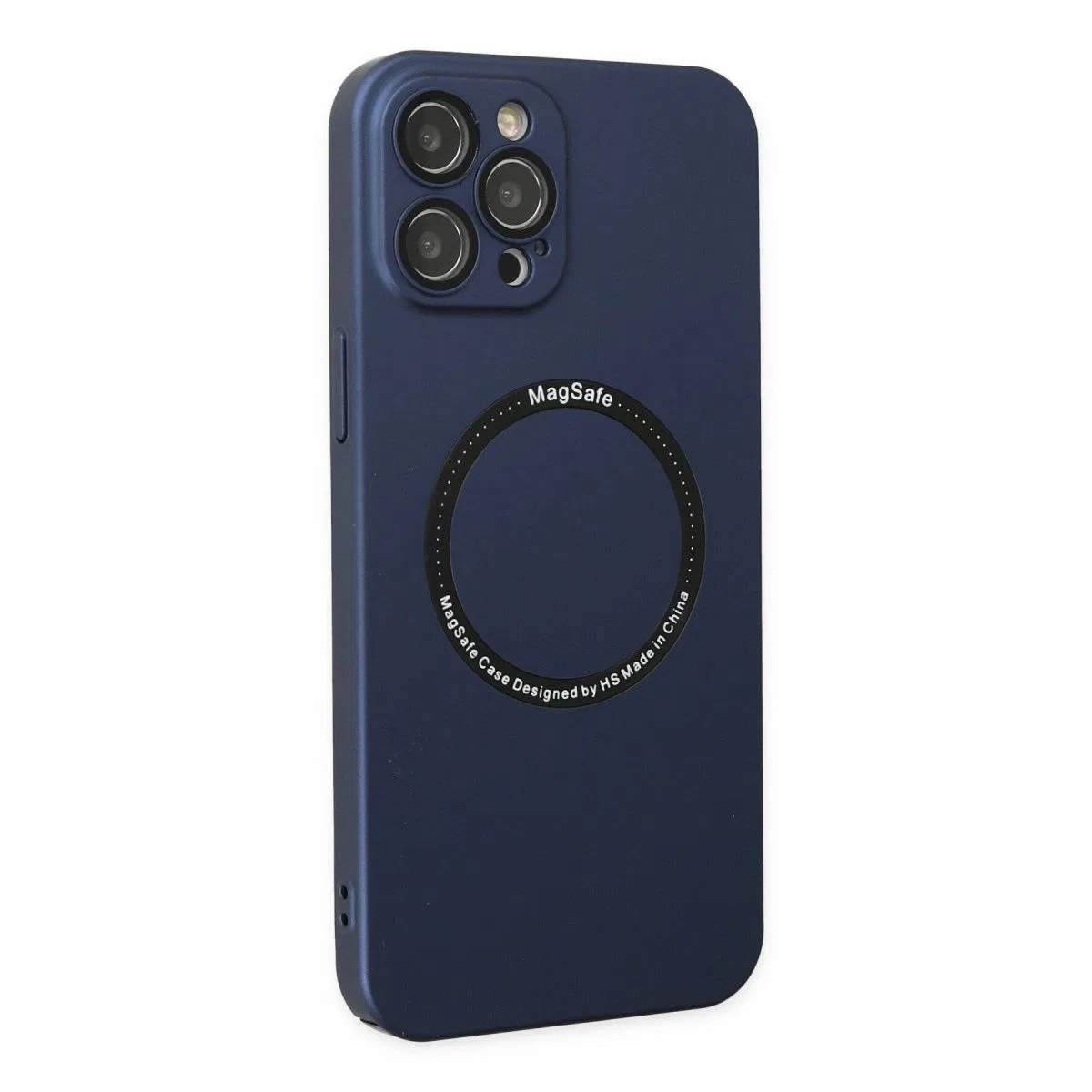 Apple İphone 12 Pro Kılıf Jack Magneticsafe Lens Silikon - Lacivert