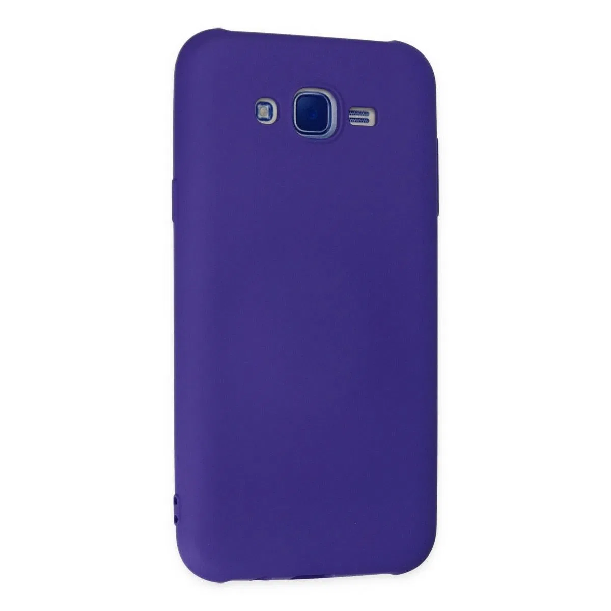 Samsung Galaxy J7 Kılıf Nano İçi Kadife Silikon - Mor