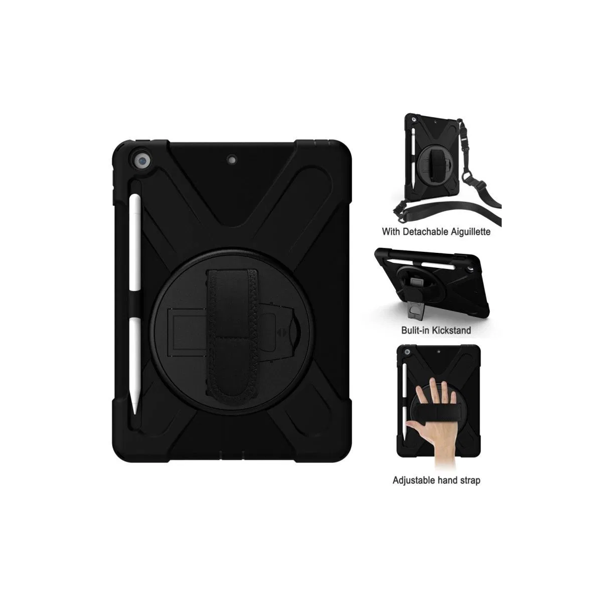 Apple İpad 5 Air 9. 7 Kılıf Amazing Tablet Kapak - Siyah