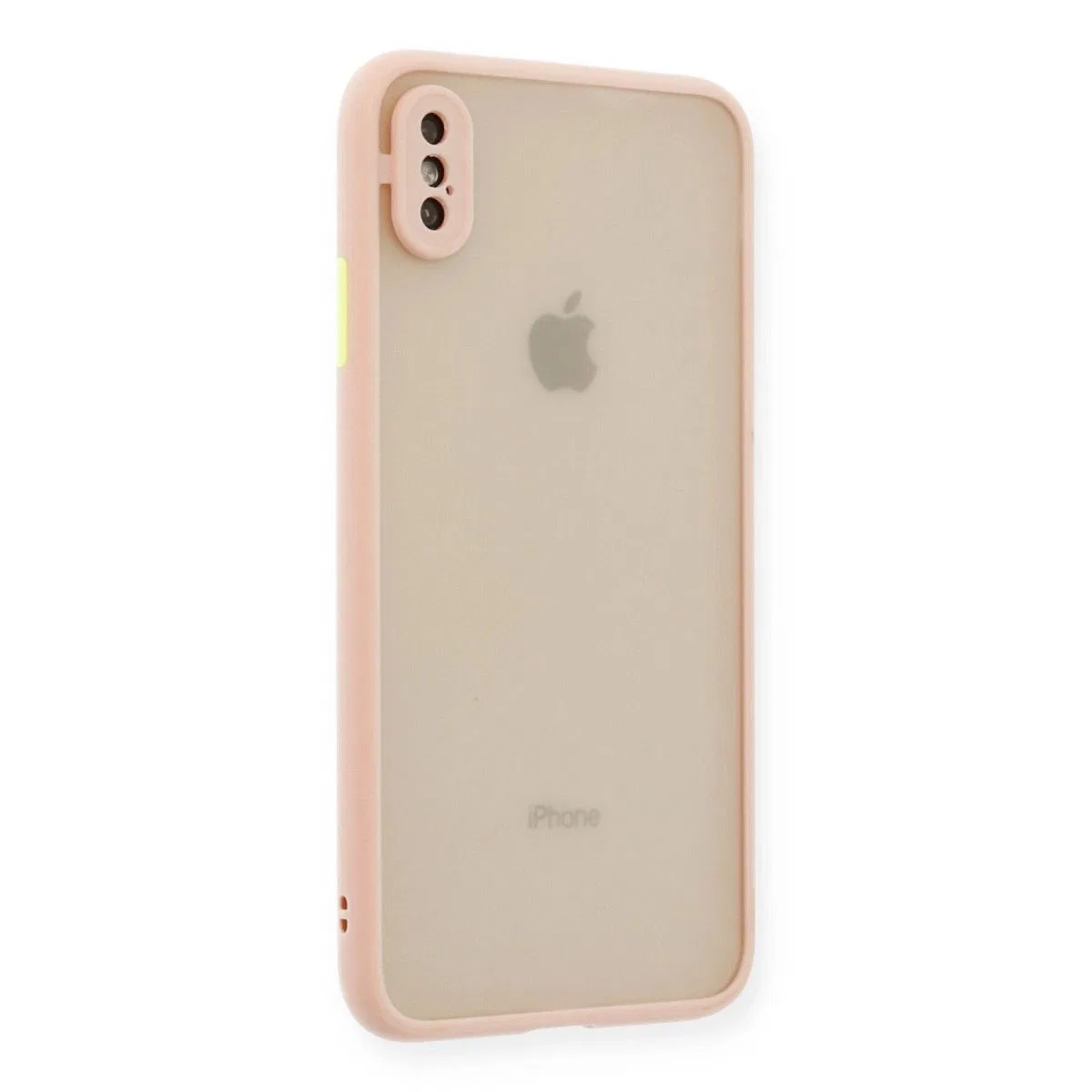 Apple İphone Xs Max Kılıf Montreal Silikon Kapak - Pembe