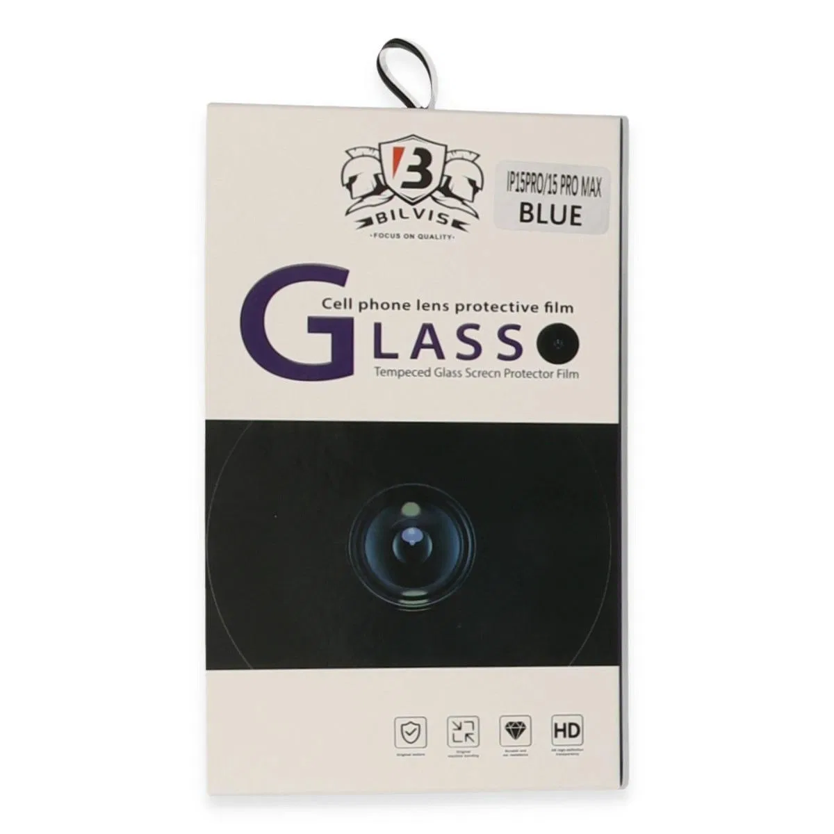 Apple İphone 15 Pro Max Bilvis Titan Kamera Lens - Lacivert