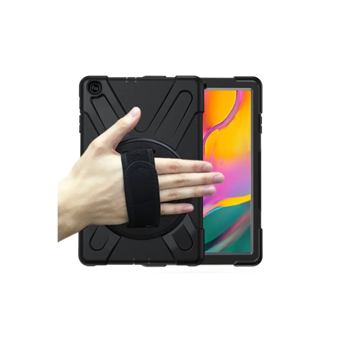 Samsung Galaxy T510 Tab A 10. 1 Kılıf Amazing Tablet Kapak - Siyah
