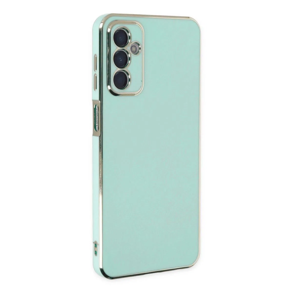 Samsung Galaxy A04s Kılıf Volet Silikon - Açık Yeşil