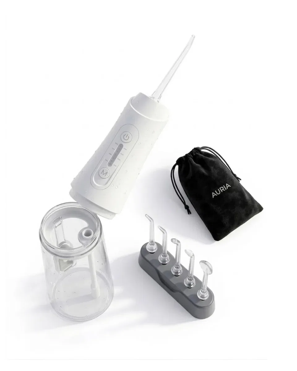 Kablosuz Ağız Duşu 320 ml Su Tanklı 4 Modlu 5 Başlıklı Temizlik Cihazı
