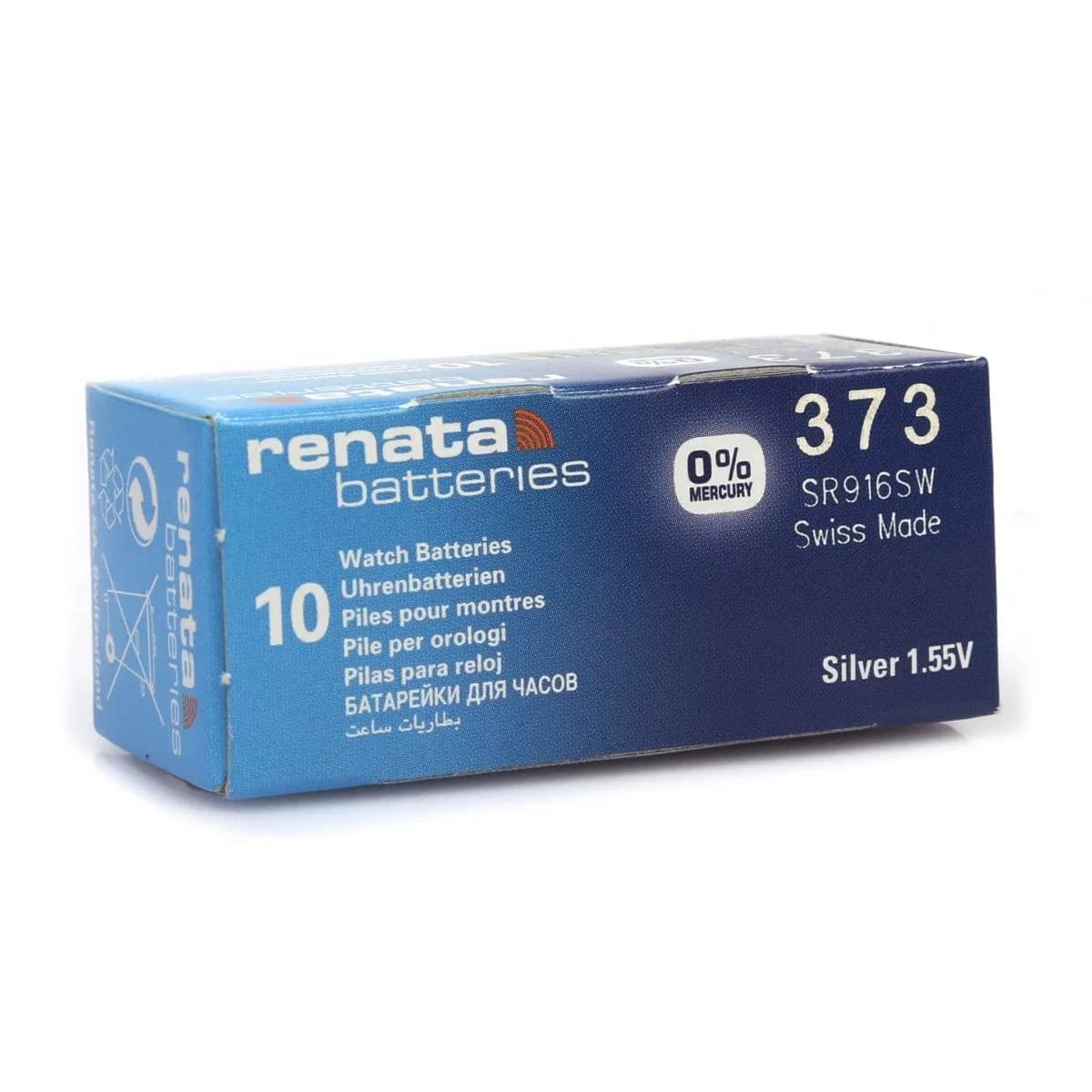 Renata 395 Sr927sw 1. 55v Alkalin Saat Pili 10 Adet