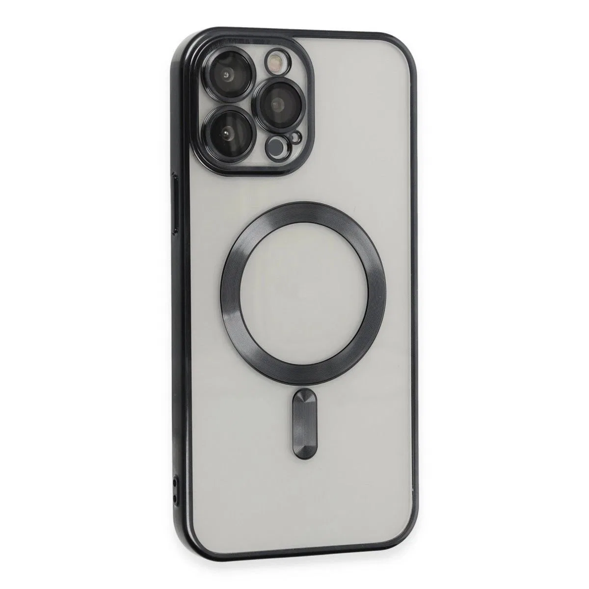 Apple İphone 15 Pro Max Kılıf Kross Magneticsafe Kapak - Siyah