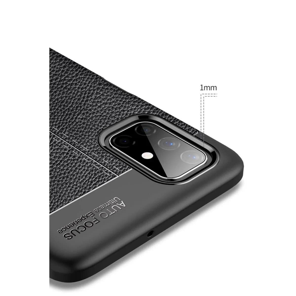Samsung Galaxy M51 Kılıf Auto Focus Kapak - Siyah