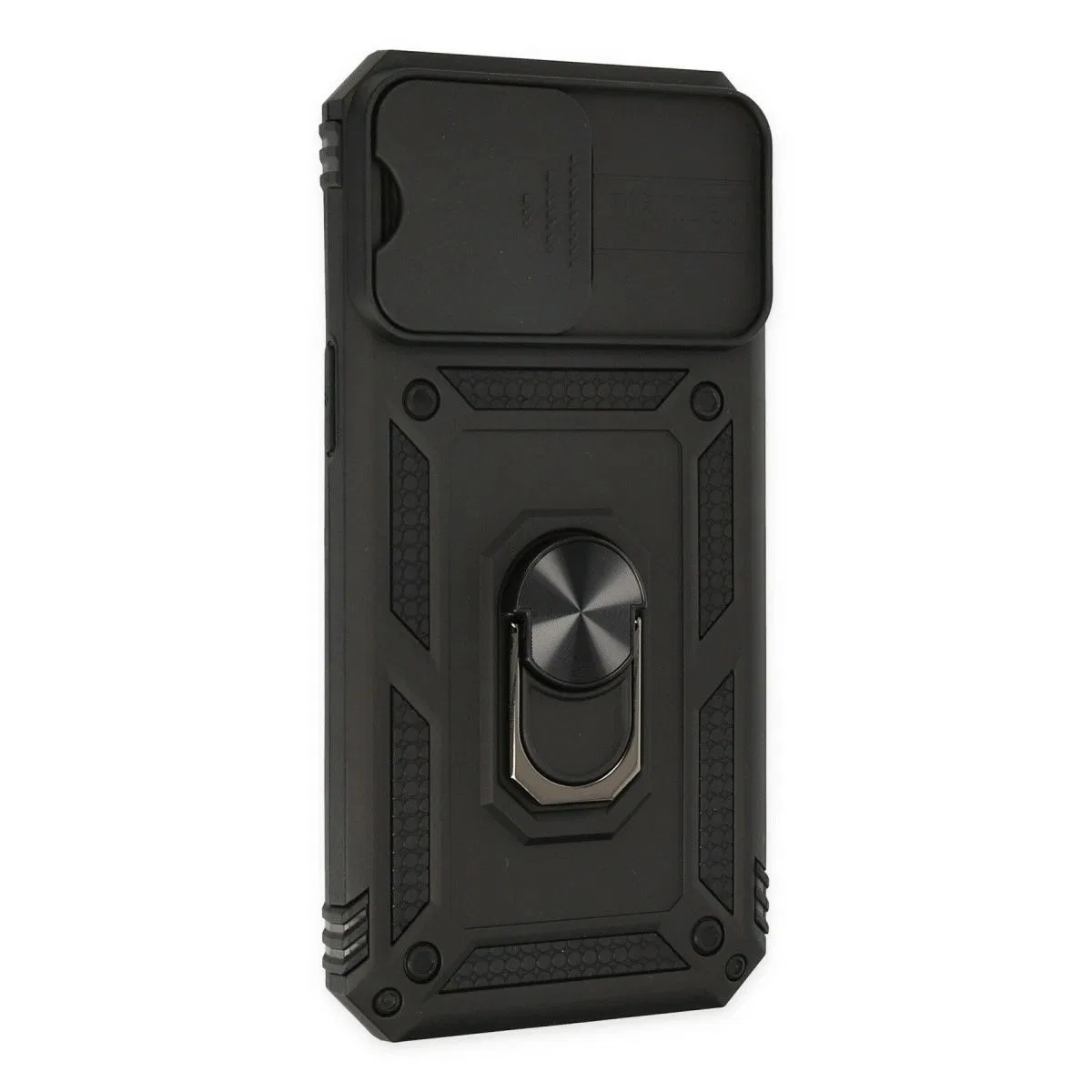 Apple İphone 14 Pro Kılıf Pars Lens Yüzüklü Silikon - Siyah