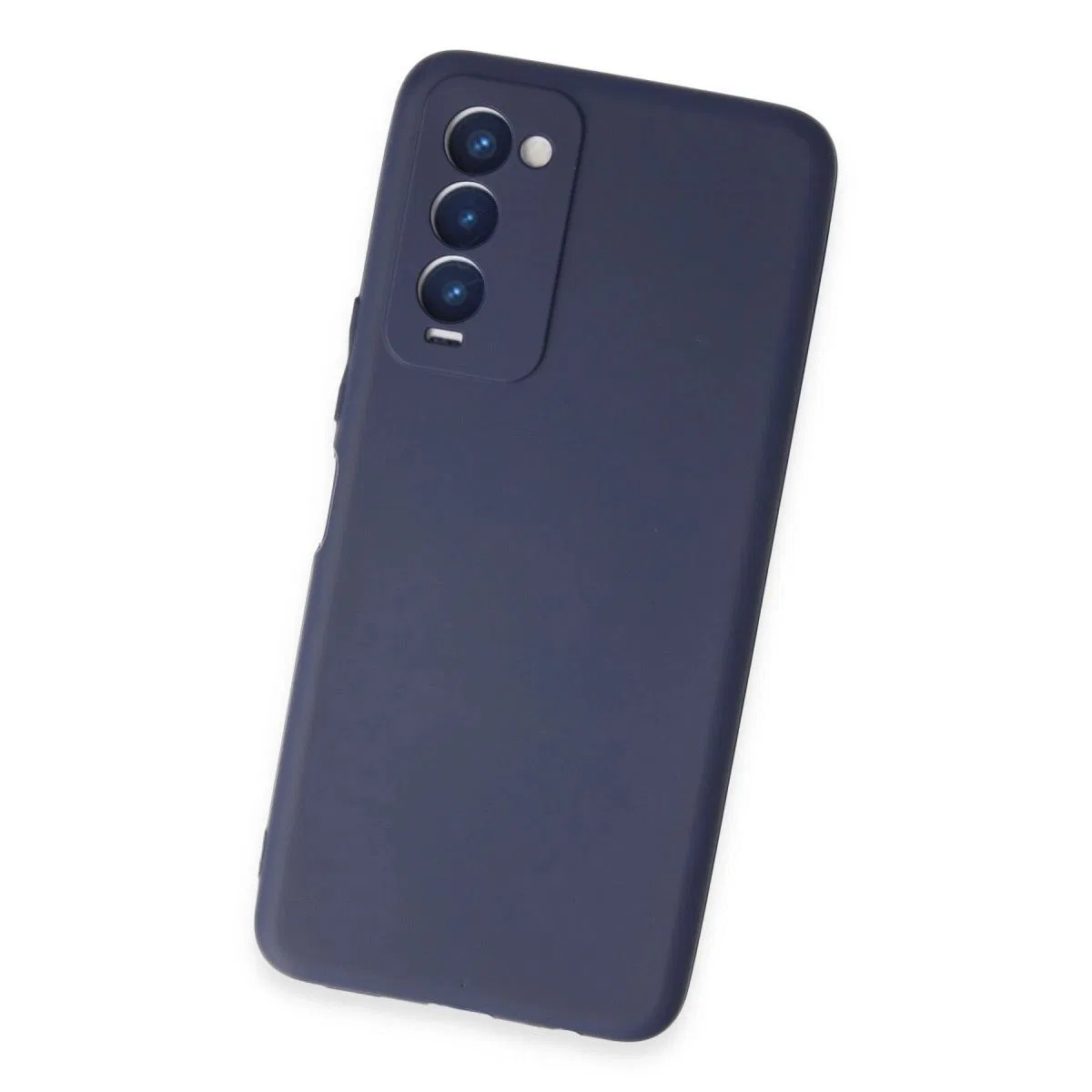 Tecno Camon 18 Kılıf First Silikon - Lacivert