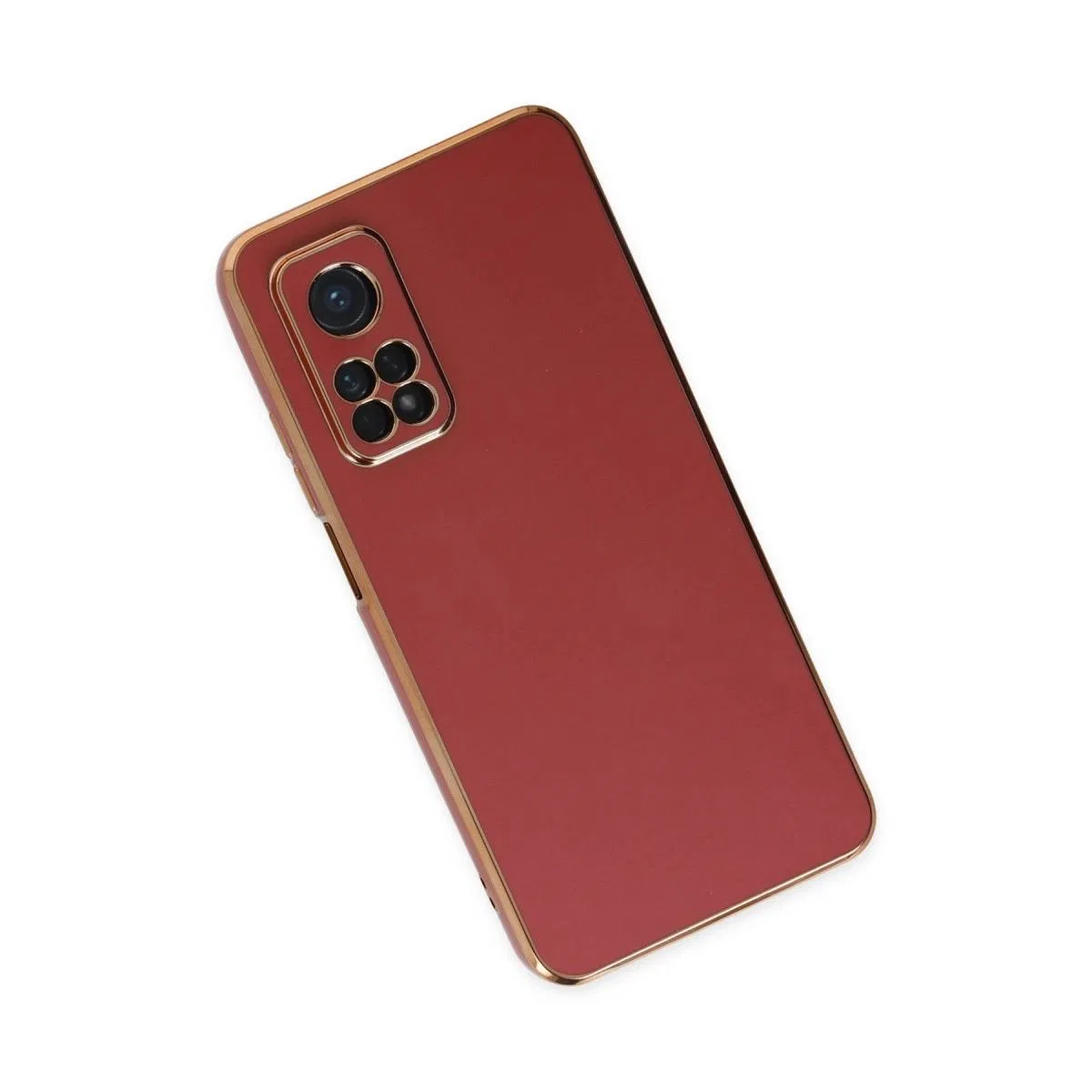 Xiaomi Mi 10t Kılıf Volet Silikon - Kırmızı