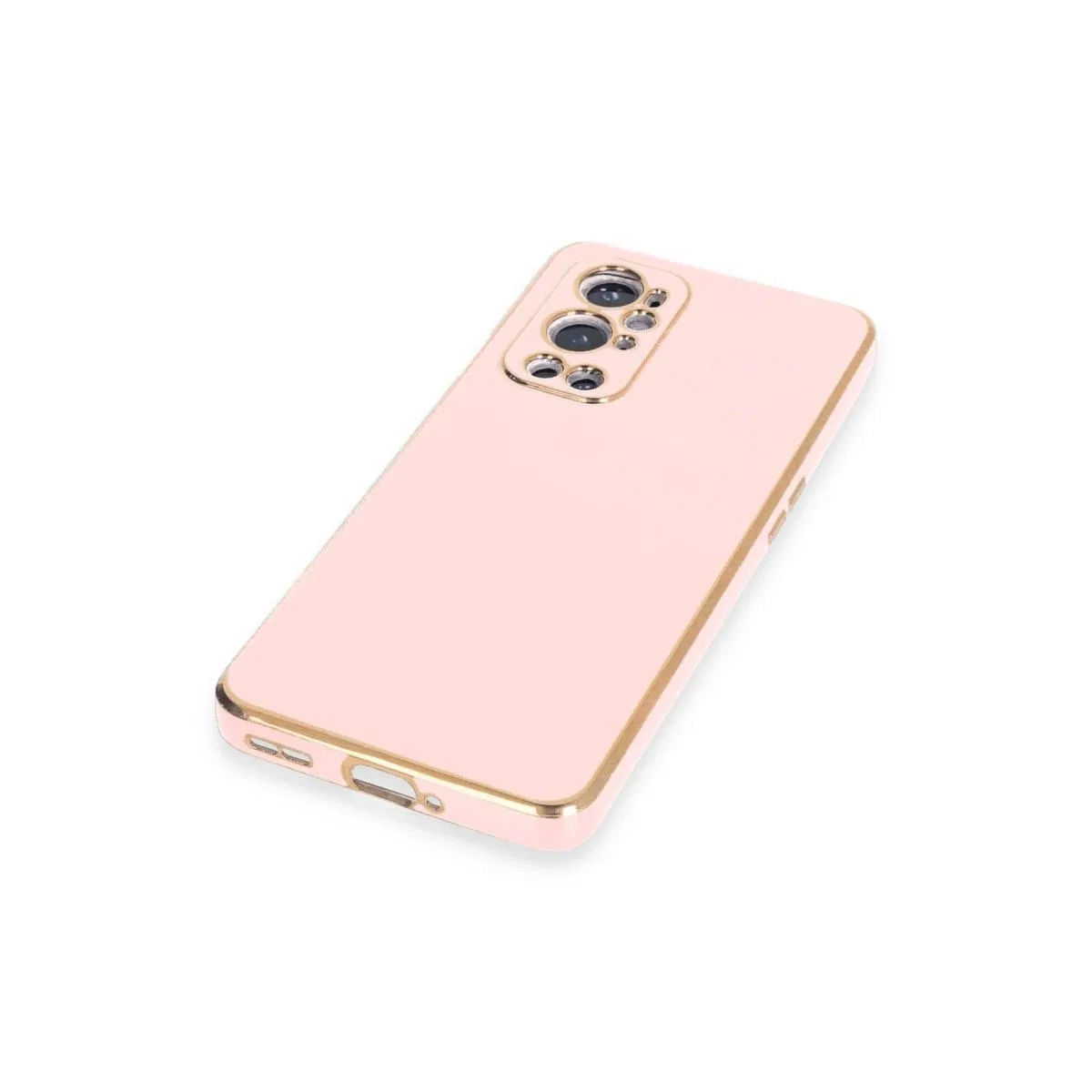 One Plus 9 Pro Kılıf Volet Silikon - Pembe