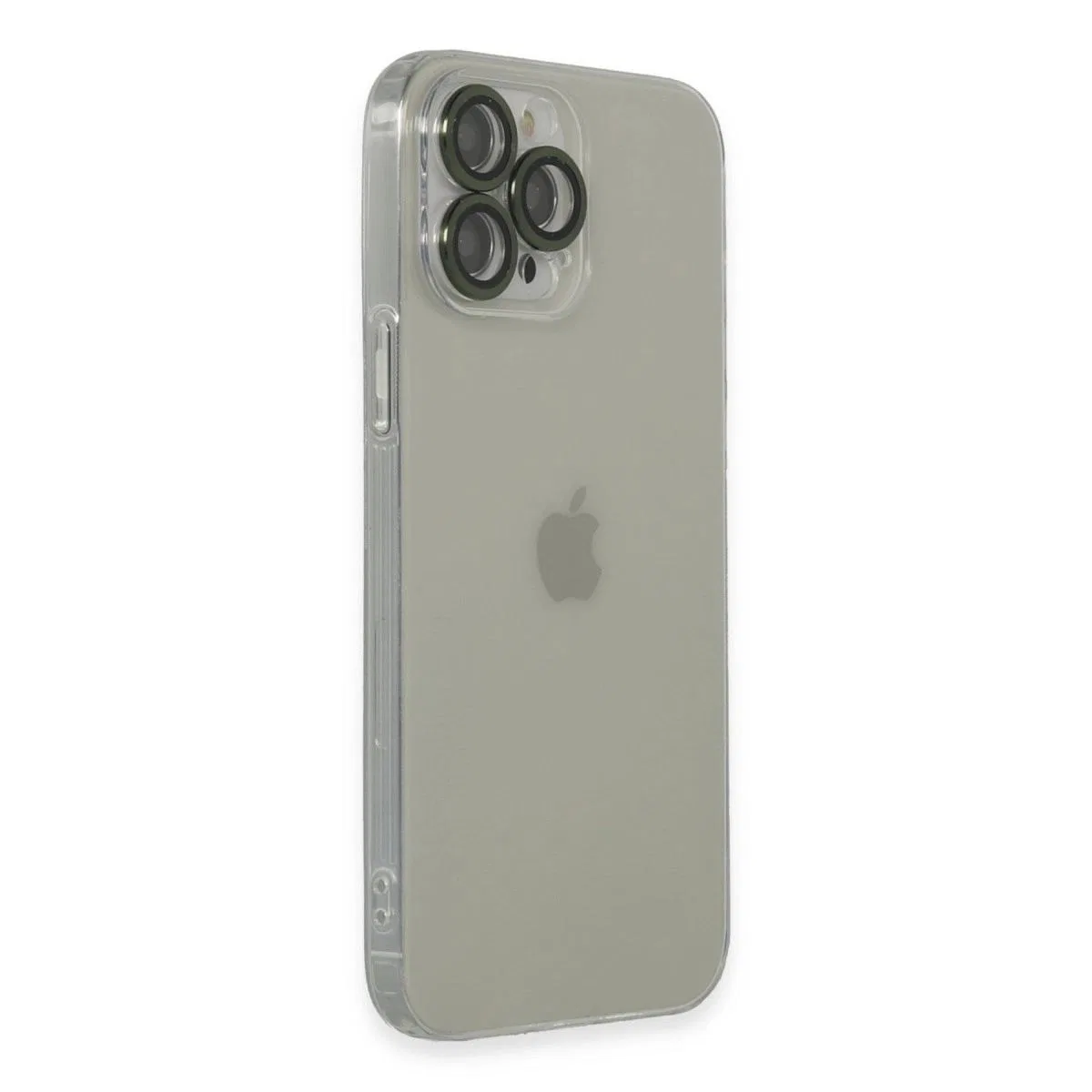 Apple İphone 13 Pro Max Kılıf Luko Lens Silikon - Yeşil