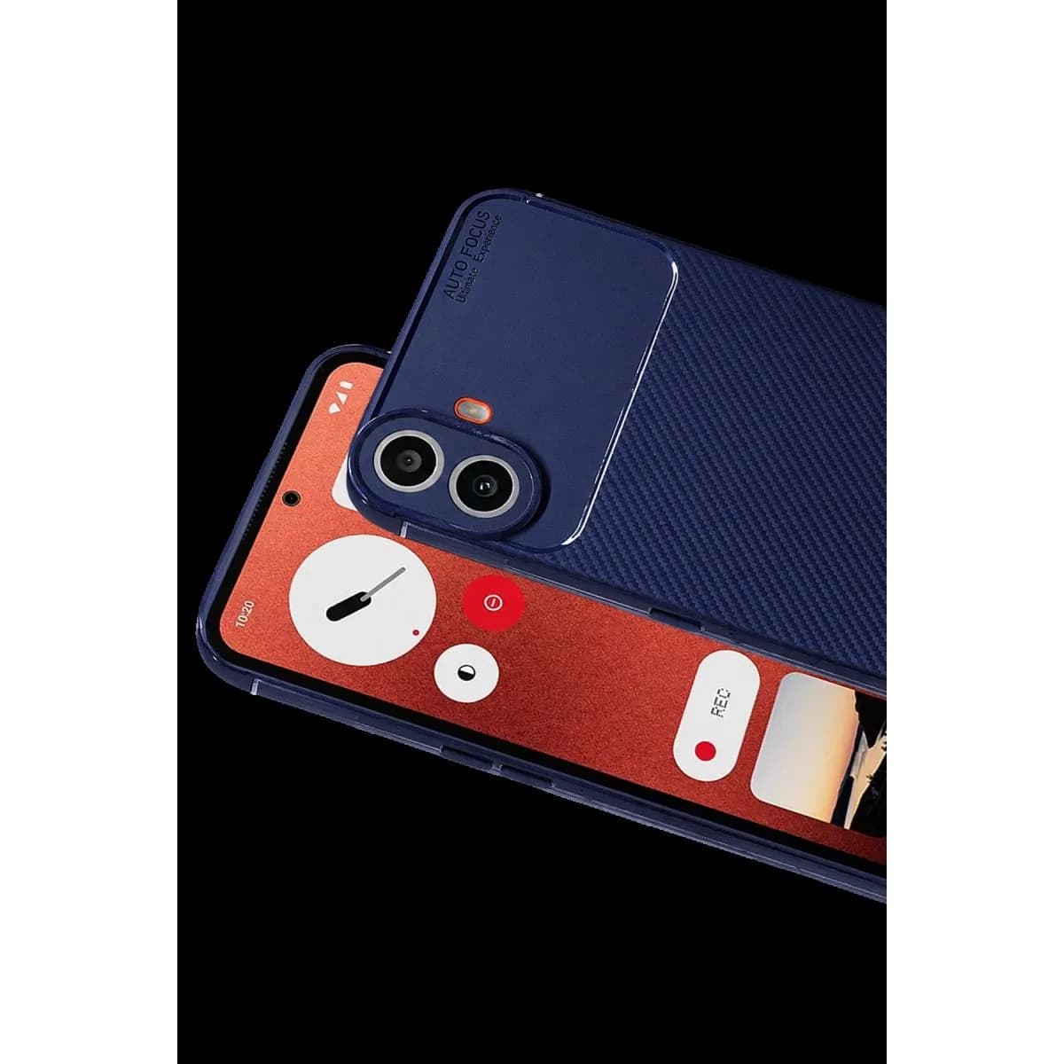 Newface Nothing Phone Nothing Cmf Phone 1 Auto Focus Karbon Kapak - Lacivert