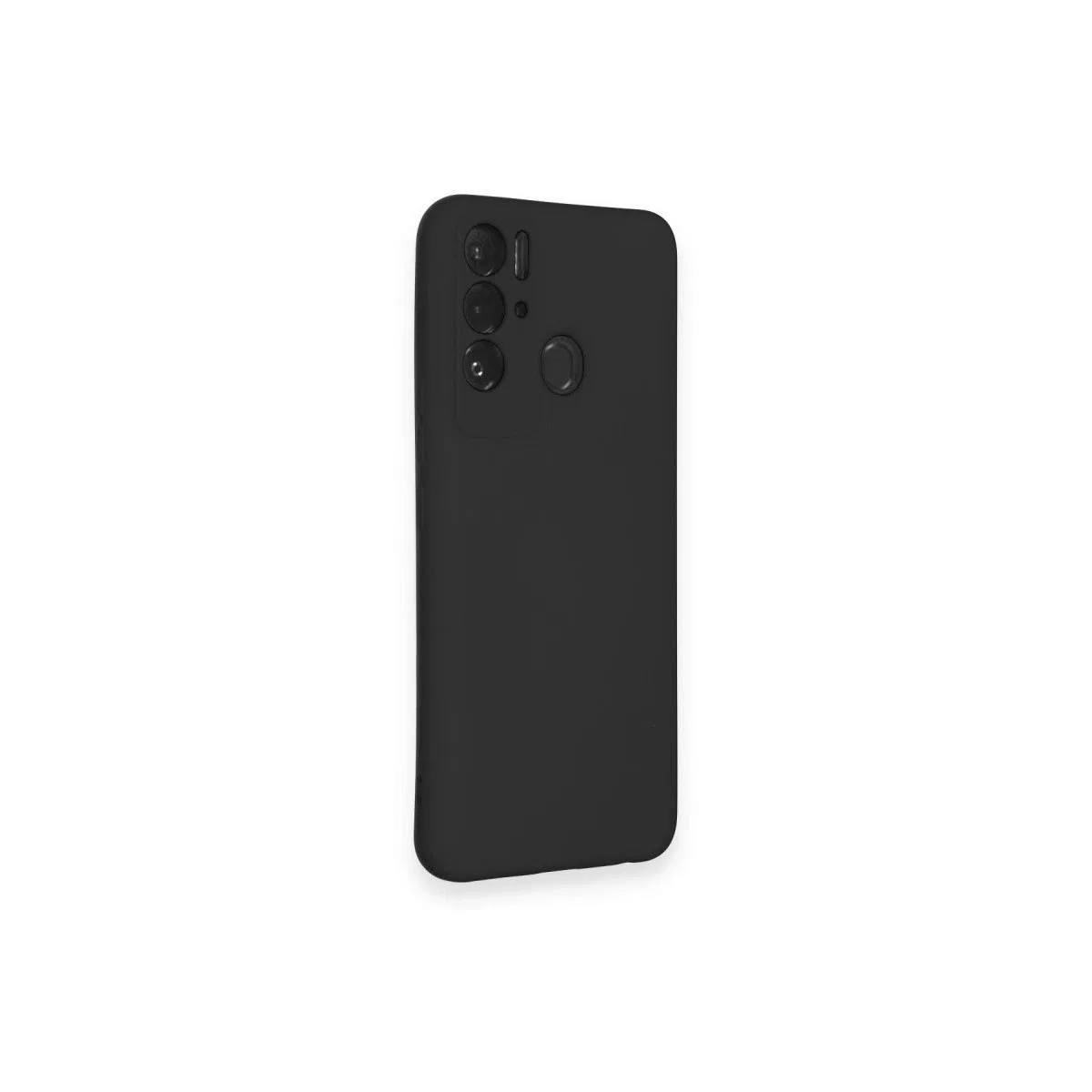 Tecno Pova Neo Kılıf Nano İçi Kadife Silikon - Siyah
