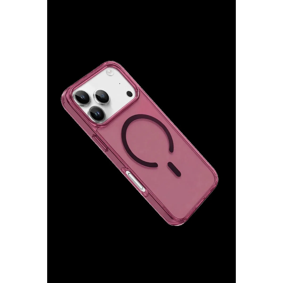 Newface Apple İphone 18 Pro Pc Real Magsafe Kapak - Bordo