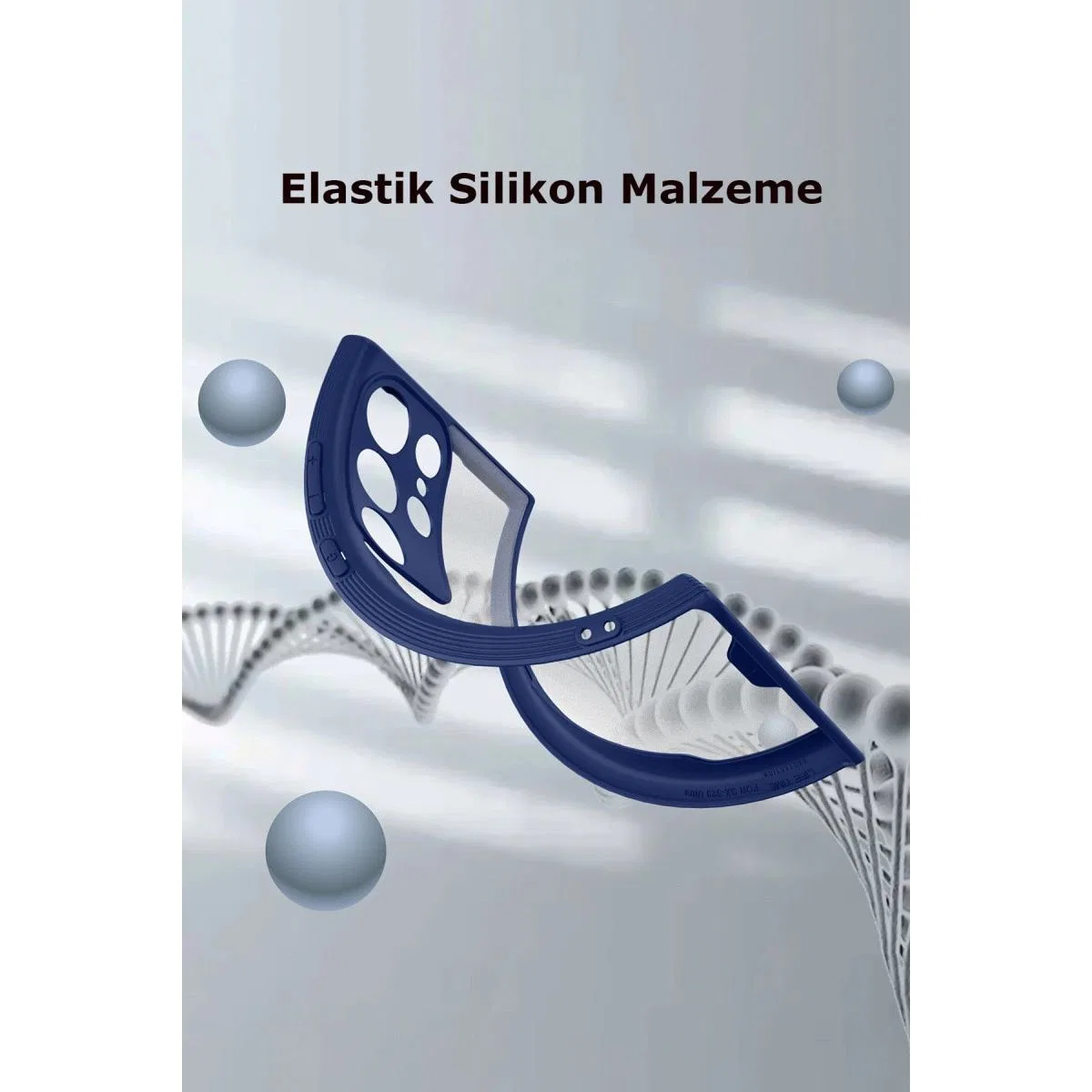 Samsung Galaxy S23 Ultra Kılıf Platin Silikon - Kırmızı