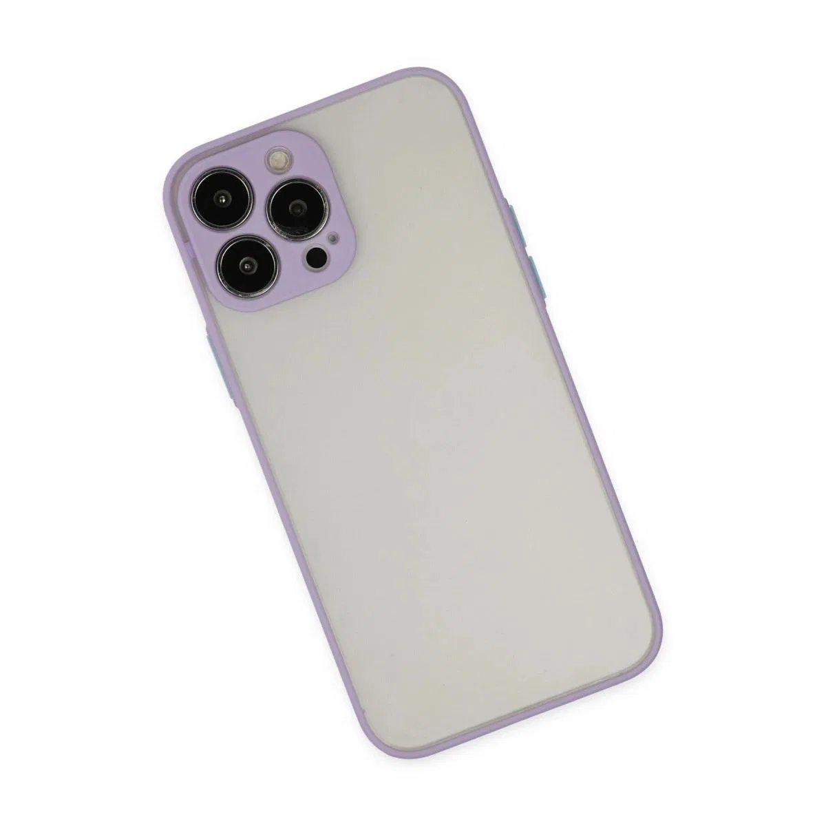 Apple İphone 14 Pro Max Kılıf Montreal Silikon Kapak - Mor