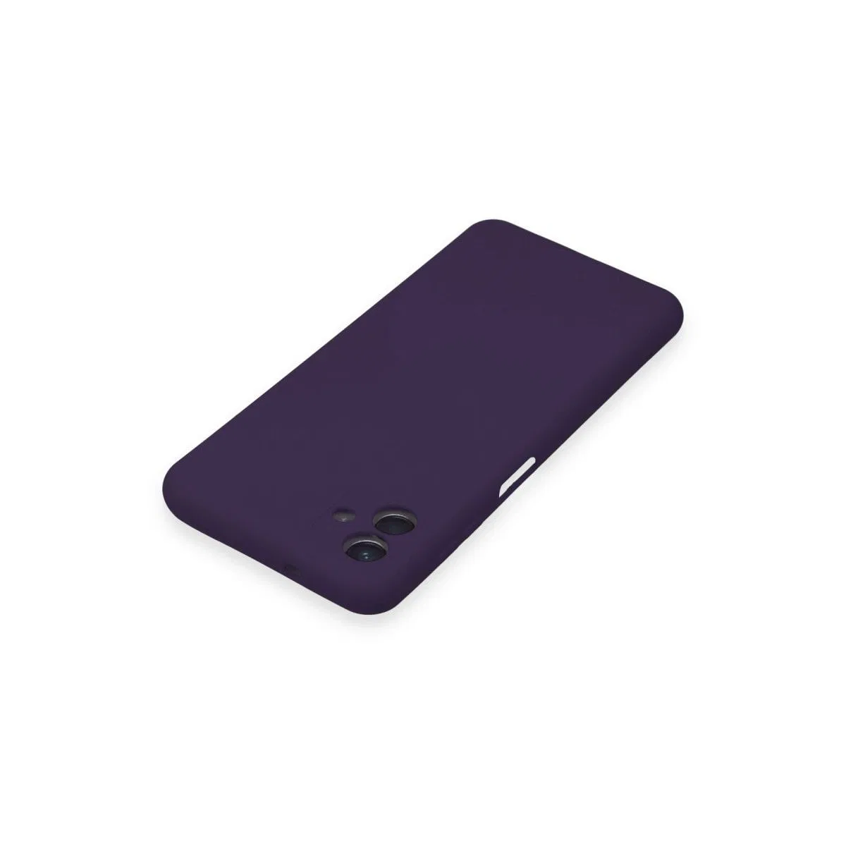 Samsung Galaxy A04 Kılıf Nano İçi Kadife Silikon - Mor