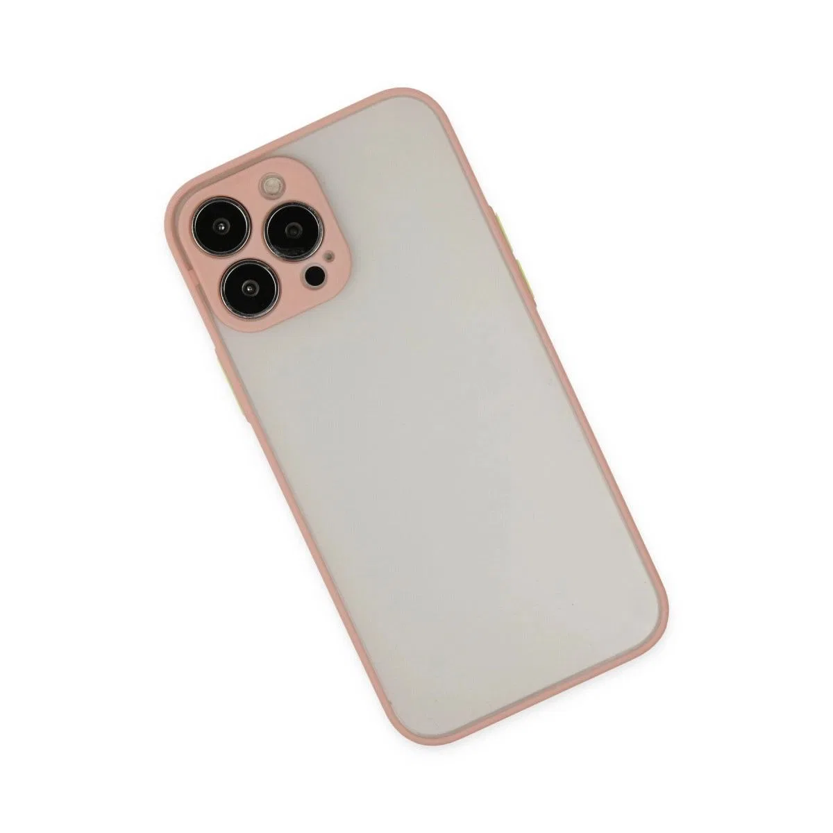 Apple İphone 14 Pro Max Kılıf Montreal Silikon Kapak - Pembe