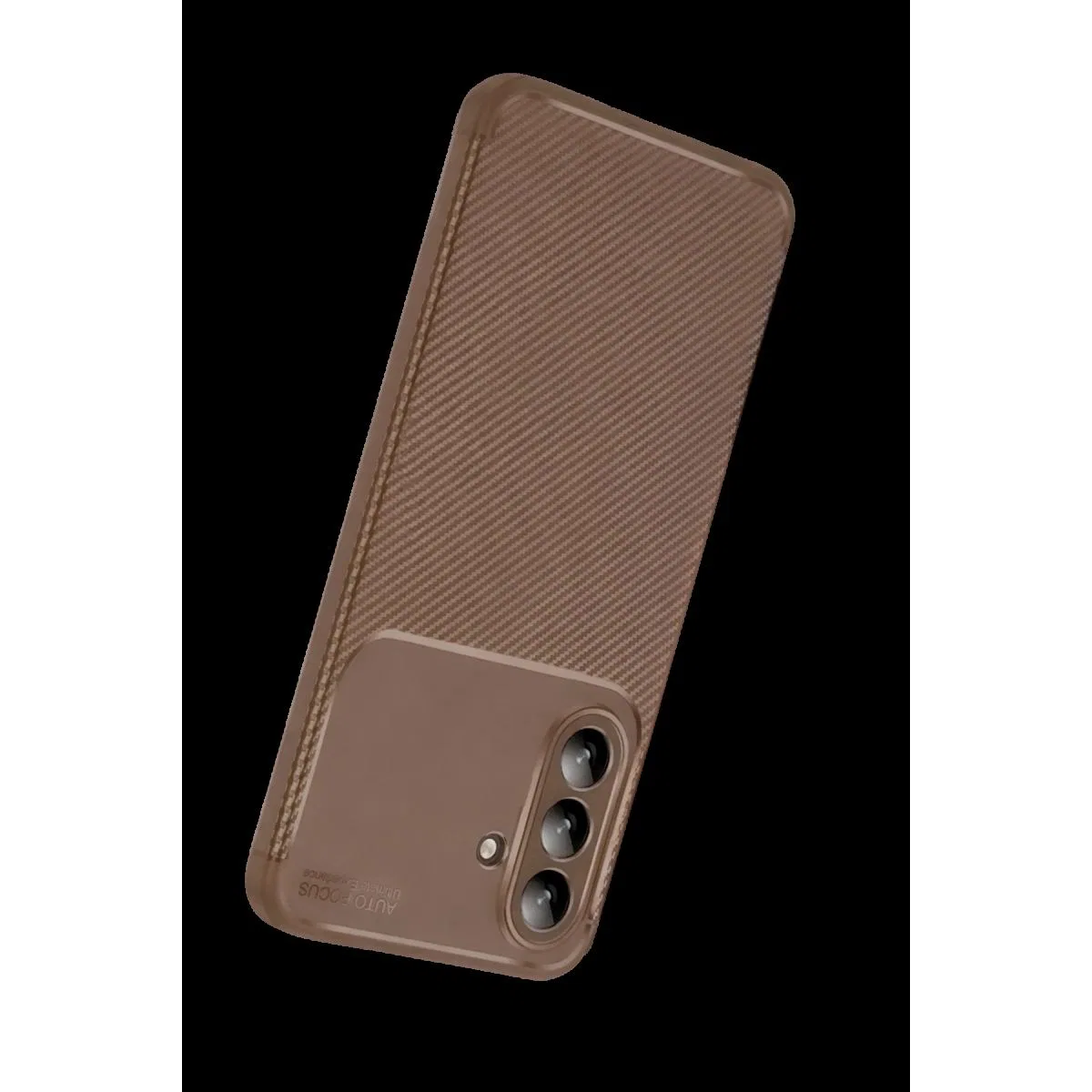 Samsung Galaxy A27 5g Auto Focus Karbon Kapak - Kahverengi