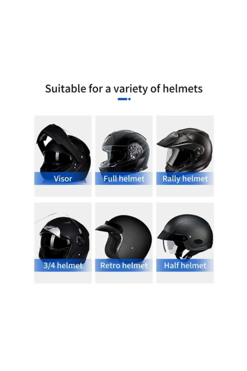 Bt31 Kask Kulaklık Bluetooth 5. 0 Motosiklet Interkom Su Geçirmez Kablosuz Kulaklık