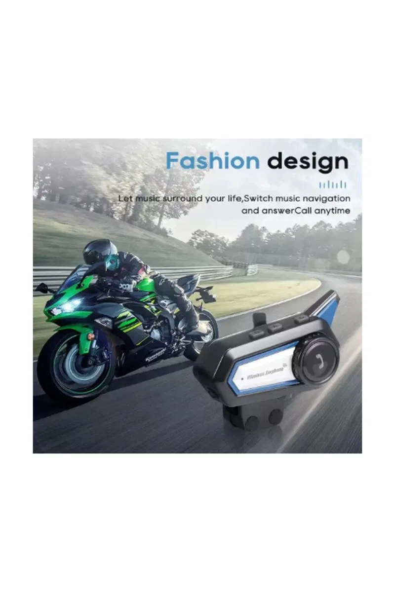 Bt31 Kask Kulaklık Bluetooth 5. 0 Motosiklet Interkom Su Geçirmez Kablosuz Kulaklık
